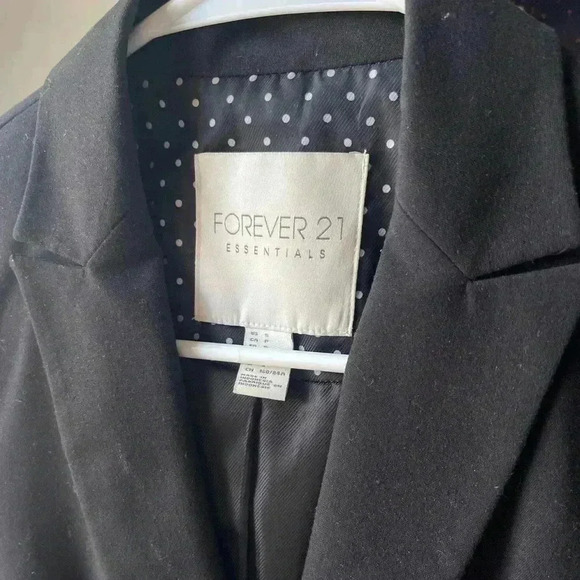 Basic Black Fitted Blazer - Picture 2 of 3